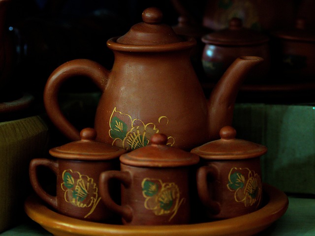 pottery studio clay wedging table