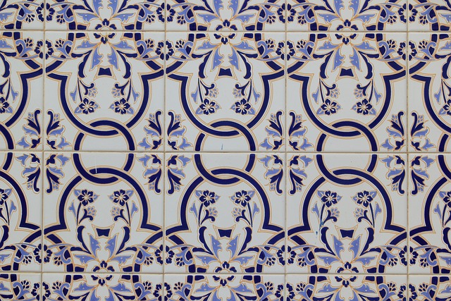 ceramic glaze test tiles close-up